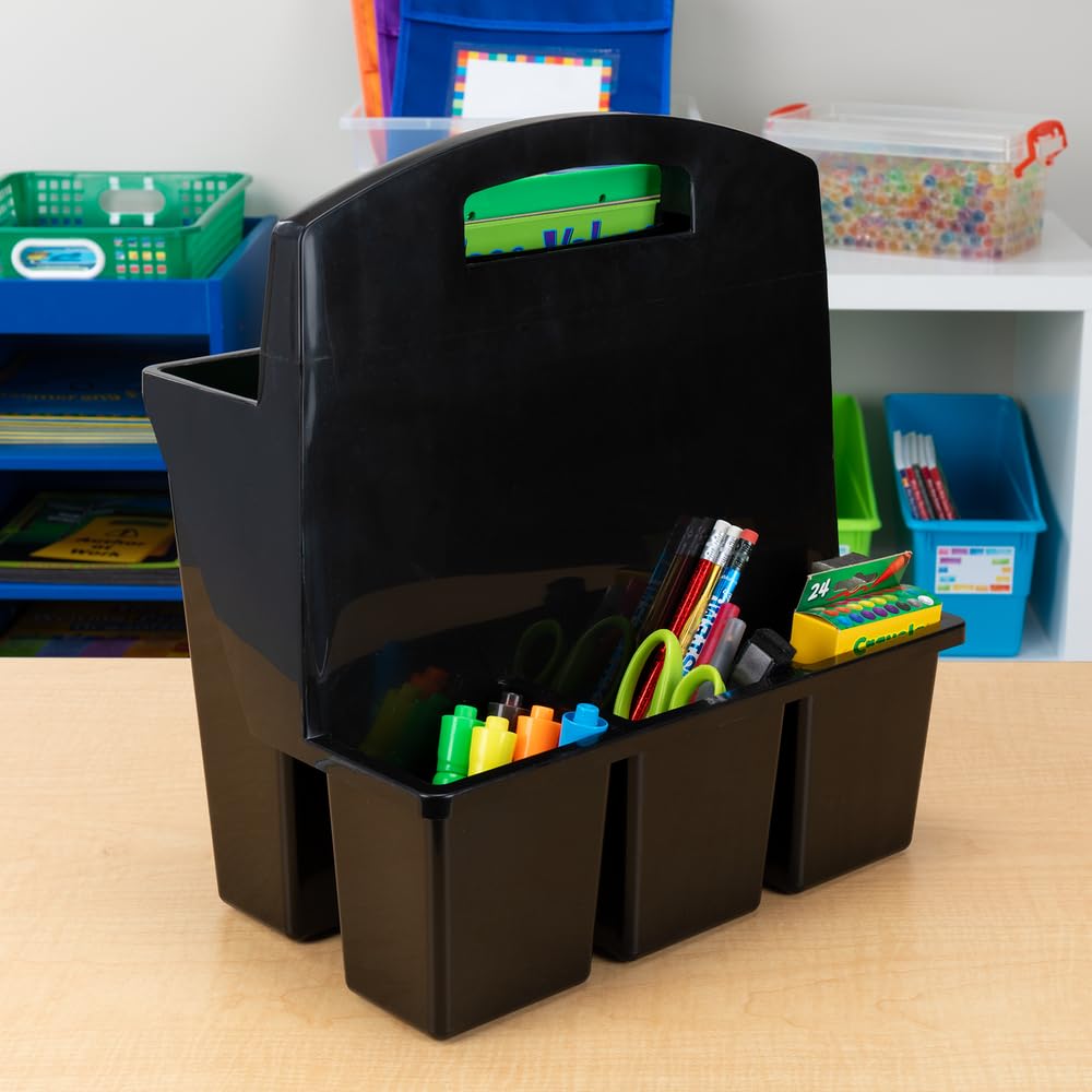 Really Good Stuff Easy to Clean On-The-Go Caddy Super-Sturdy with Handle