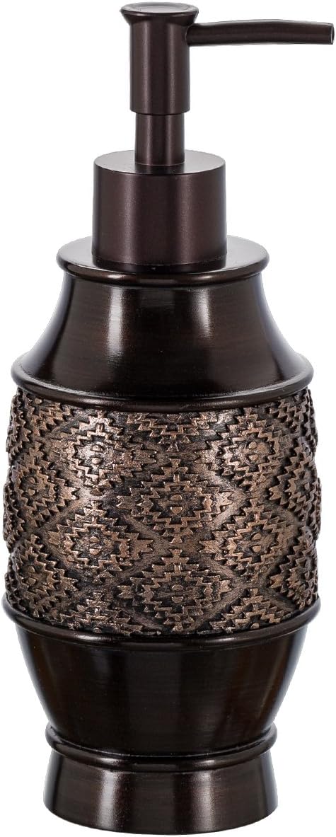 Creative Scents Dublin Brown 4 Piece Bathroom Accessory Set