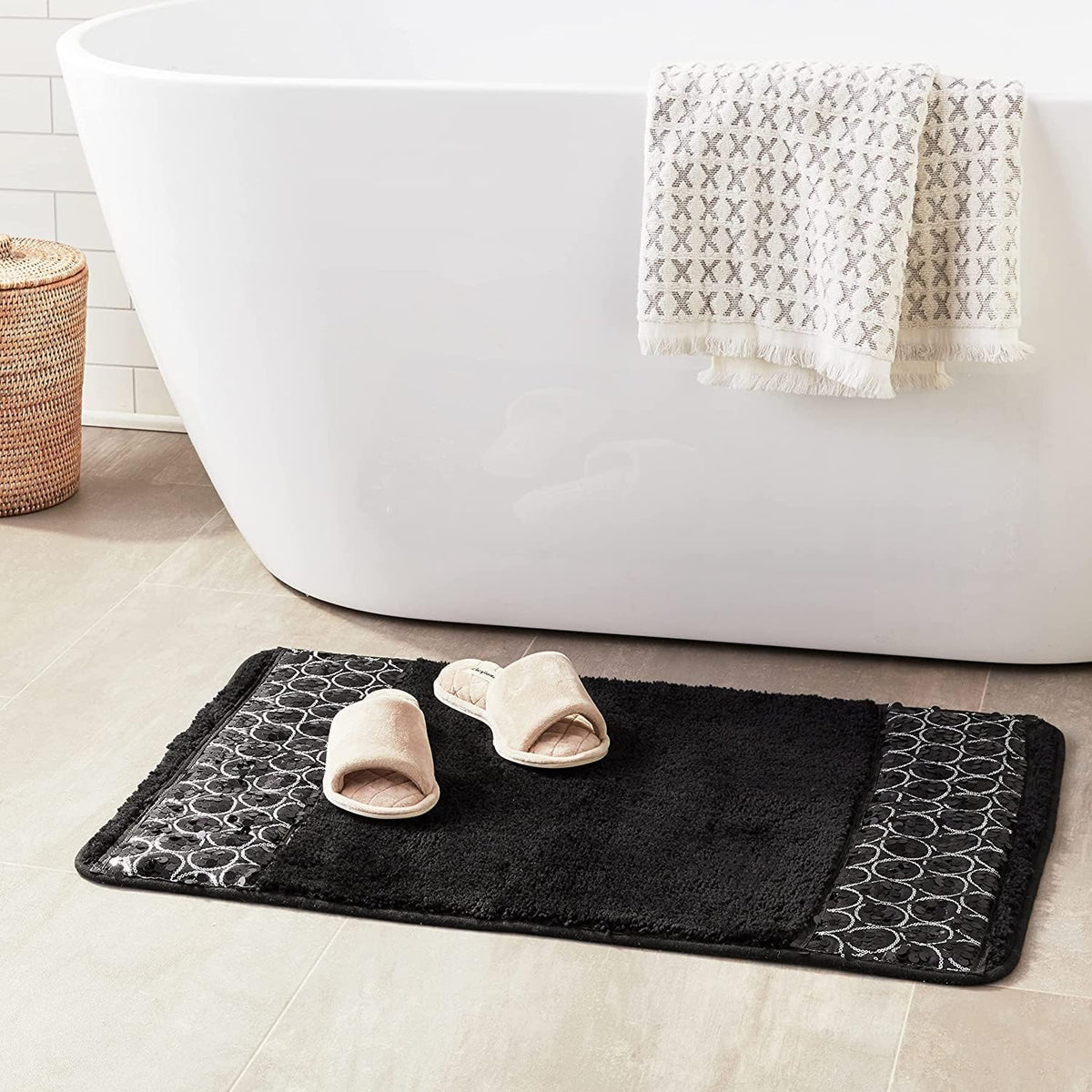 Zahari Home 4pc Modern Line Modern Bathroom Accessories Set Modern Soap Dispenser, Tumbler, Tooth Brush Holder and Dish Soap Holder Luxury Contemporary Grey Decor Unique Design Luxury Bath Set