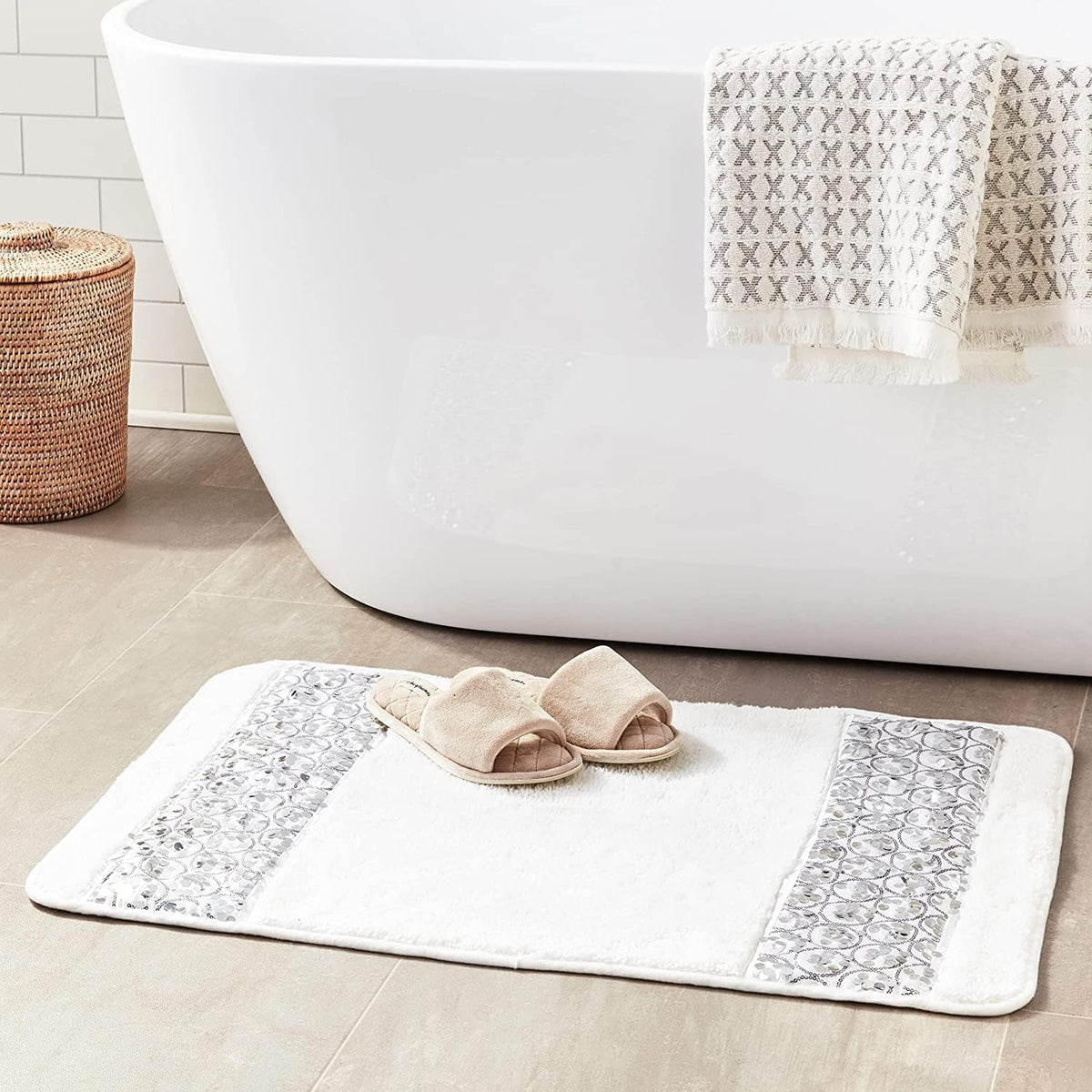 Zahari Home 4pc Modern Line Modern Bathroom Accessories Set Modern Soap Dispenser, Tumbler, Tooth Brush Holder and Dish Soap Holder Luxury Contemporary Grey Decor Unique Design Luxury Bath Set