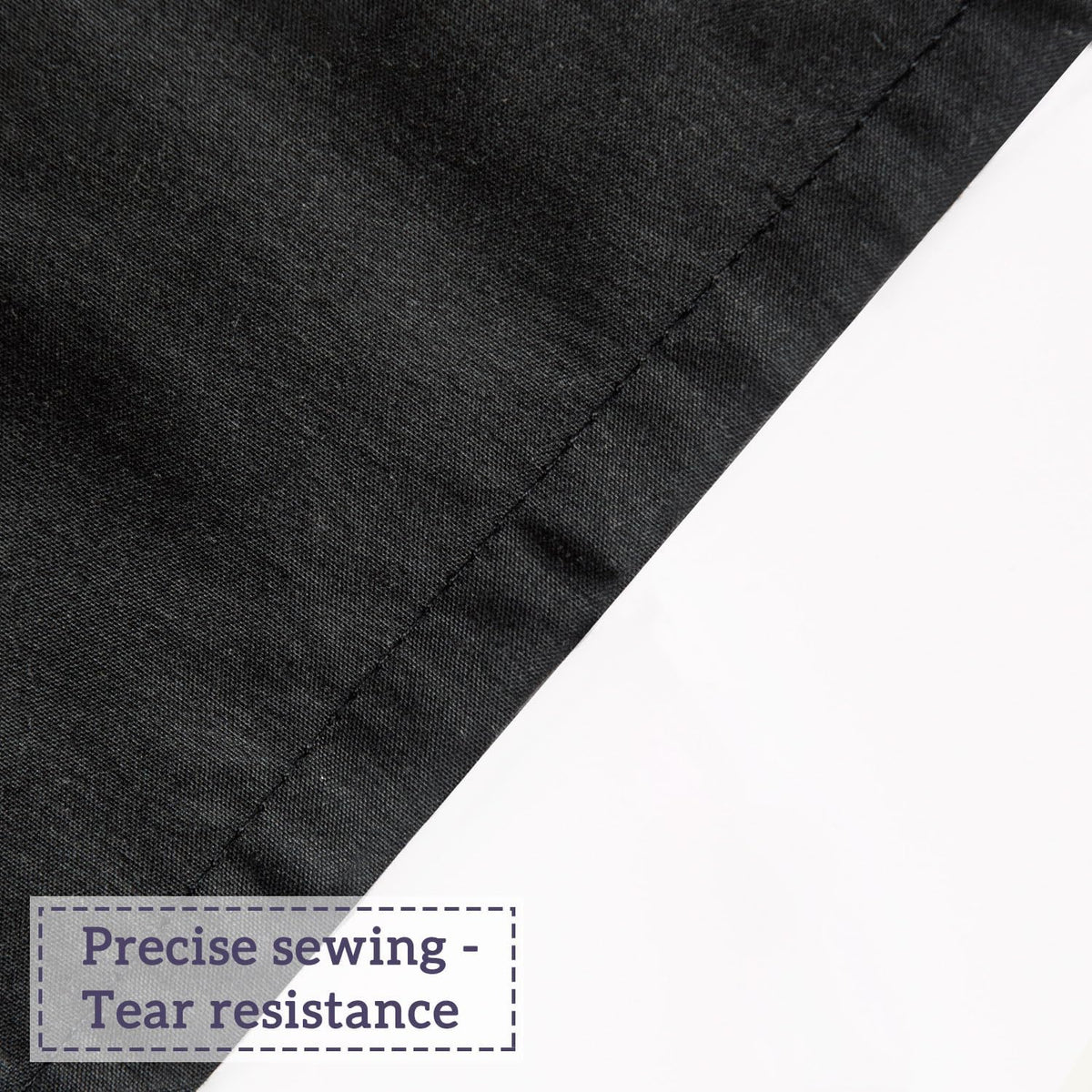 Farmhouse Ruffle Shower Curtain, Black, 72 x 72 in