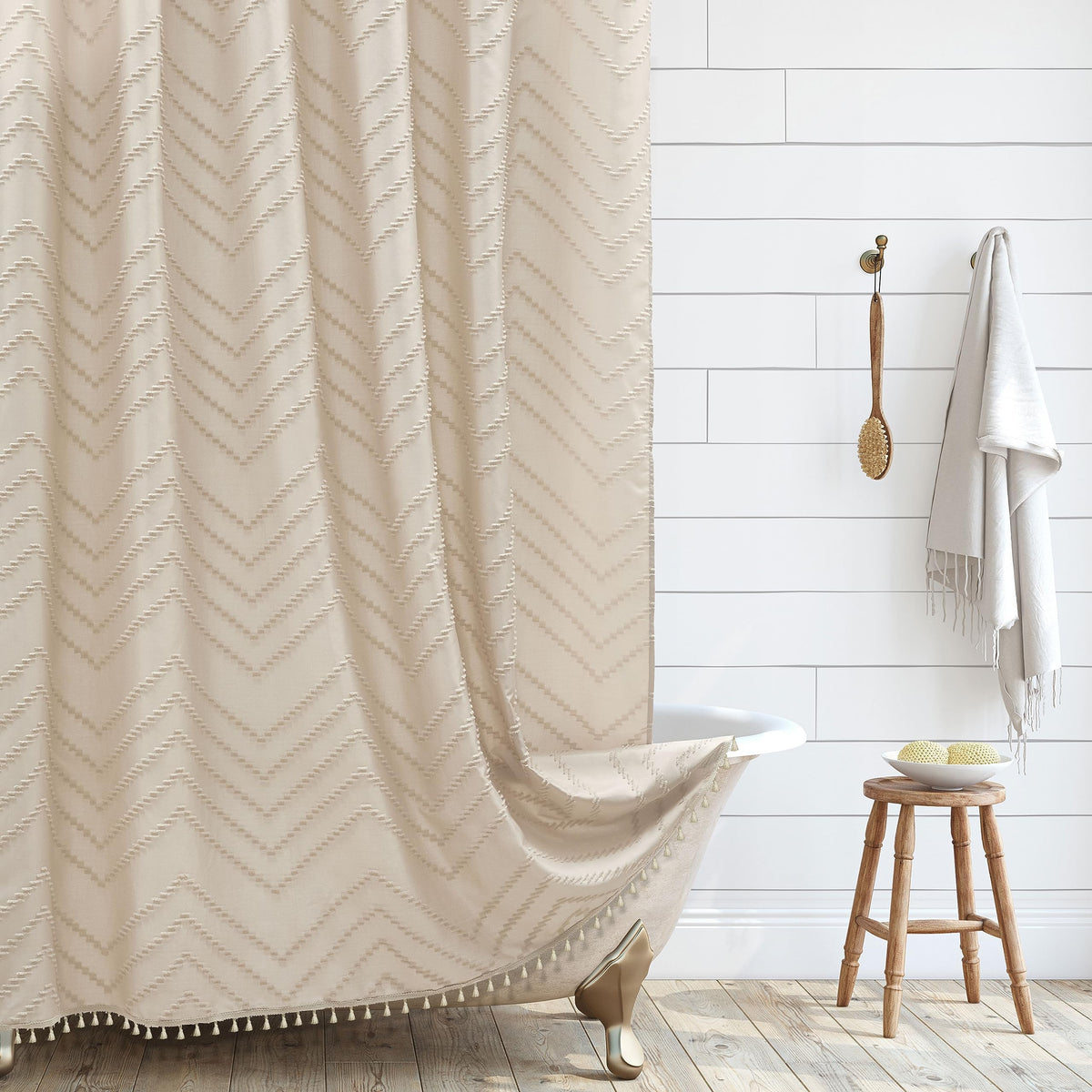 Siiluminisoy Sage Green Shower Curtain for Bathroom Boho Shower Curtain